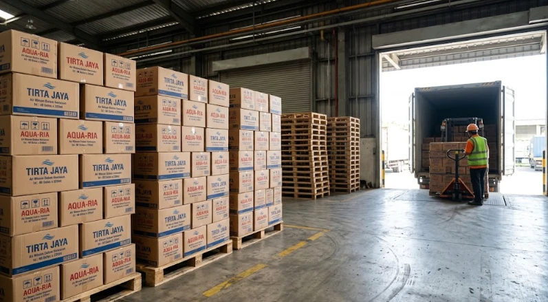 pabrik master box kardus air mineral